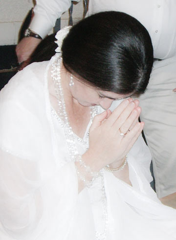 Mirabai Devi Praying 